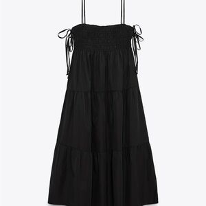 Zara black dress dress with bows